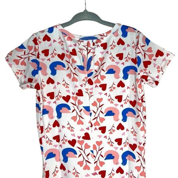 NEW Dot Dot Smile Love Bird Valentine Flapper Dress 5/6 - Picture 5 of 9